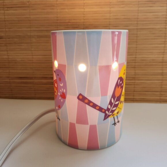 Scentsy Wax Warmer Pretty Bird Retired 2017 Full Size with Bulb Clean - Picture 6 of 14